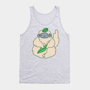 Fluffy Leaf Monkey Tank Top